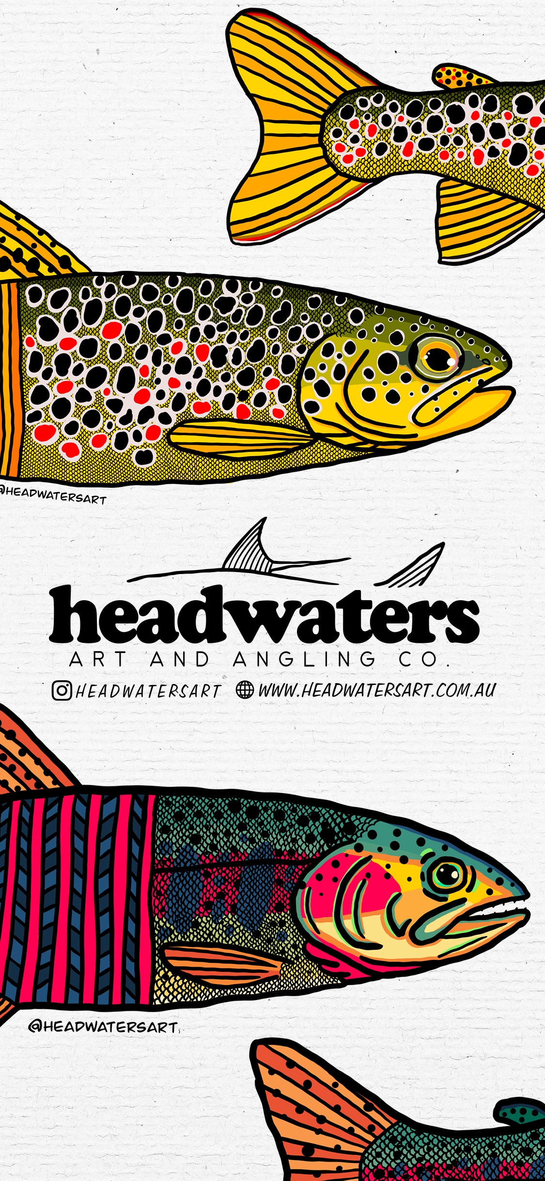 iPhone Digital Wall Paper - Trout – Headwaters Art and Fly Shop